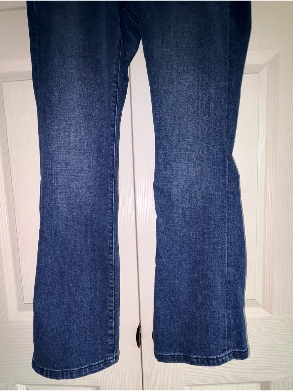 Apt. 9 Dark Blue Bootcut Jeans With Tummy Control - Picture 3 of 16
